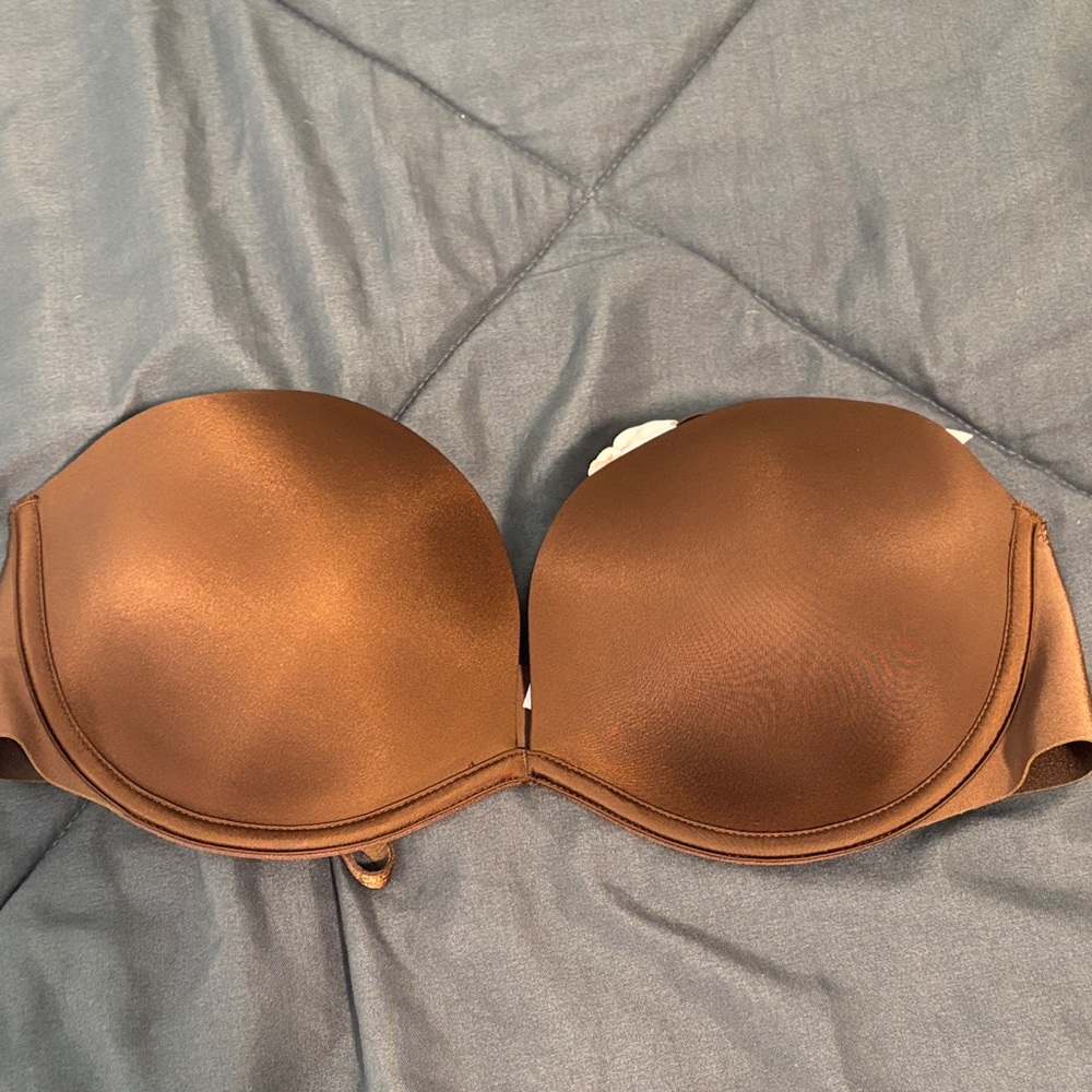 Victoria's Secret Chocolate Brown Strapless Bra